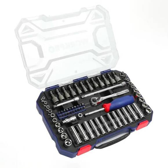 WORKPRO WP202522 1/4'’ Metrik/İnç 70 Parça Cr-V Profesyonel Lokma Takımı - 10