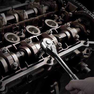 WORKPRO WP202524 1/4'’ 3/8’’ Metrik 75 Parça Cr-V Profesyonel Lokma Takımı - 4