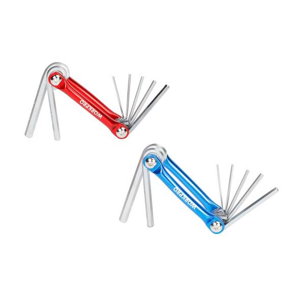 WORKPRO WP202530 1/4'’ 3/8’’ 1/2'’ Metrik/İnç 164 Parça Cr-V Ağır Hizmet Lokma ve Kombine Anahtar Takımı - 10