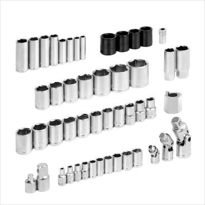 WORKPRO WP202533 1/4'’ 3/8’’ 1/2'’ 123 Parça Cr-V Metrik Ağır Hizmet Lokma ve Kombine Anahtar Takımı - 7