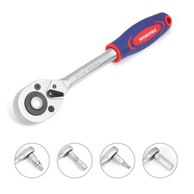 WORKPRO WP202535 1/4'’ 1/2'’ 108 Parça Cr-V Metrik Profesyonel Lokma Takımı - 4