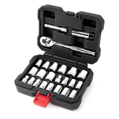 WORKPRO WP202541 3/8'’ CR-V 24 Parça Metrik/İnç Ağır Hizmet Lokma Takımı - Workpro (1)