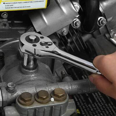 WORKPRO WP202541 3/8'’ CR-V 24 Parça Metrik/İnç Ağır Hizmet Lokma Takımı - 5