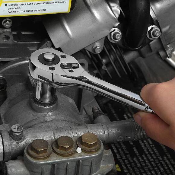 WORKPRO WP202541 3/8'’ CR-V 24 Parça Metrik/İnç Ağır Hizmet Lokma Takımı - 5