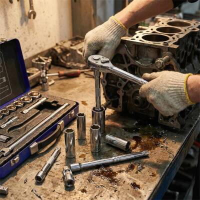 WORKPRO WP202564 1/2'’ Cr-V 24 Parça Metrik Ağır Hizmet Lokma Takımı - 4