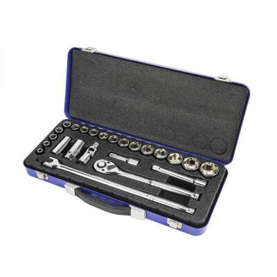 WORKPRO WP202564 1/2'’ Cr-V 24 Parça Metrik Ağır Hizmet Lokma Takımı - 7