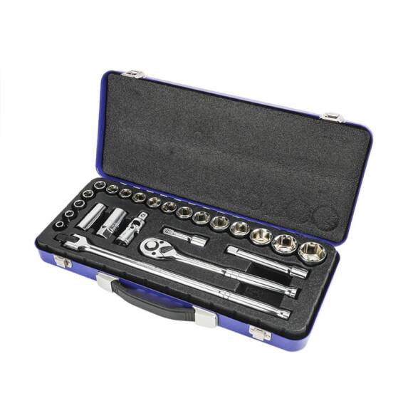 WORKPRO WP202564 1/2'’ Cr-V 24 Parça Metrik Ağır Hizmet Lokma Takımı - 7