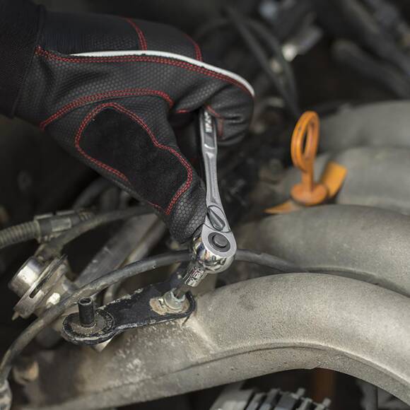 WORKPRO WP202566 1/4'’ 3/8’’ Metrik/İnç 63 Parça Cr-V Profesyonel Lokma Takımı - 5