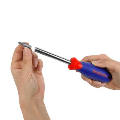WORKPRO WP202566 1/4'’ 3/8’’ Metrik/İnç 63 Parça Cr-V Profesyonel Lokma Takımı - 9