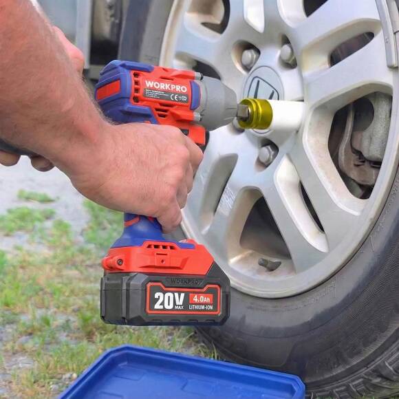 WORKPRO WP202591 17/19/21mm 3 Parça 1/2‘’ Cr-Mo Profesyonel Darbeli Derin Lokma Seti - 6