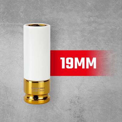 WORKPRO WP202591 17/19/21mm 3 Parça 1/2‘’ Cr-Mo Profesyonel Darbeli Derin Lokma Seti - 8