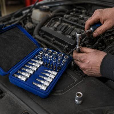 WORKPRO WP202595 3/8'’ CR-V 34 Parça Ağır Hizmet Torx Lokma Takımı (E/T Serisi) - 3