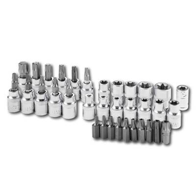 WORKPRO WP202595 3/8'’ CR-V 34 Parça Ağır Hizmet Torx Lokma Takımı (E/T Serisi) - 7