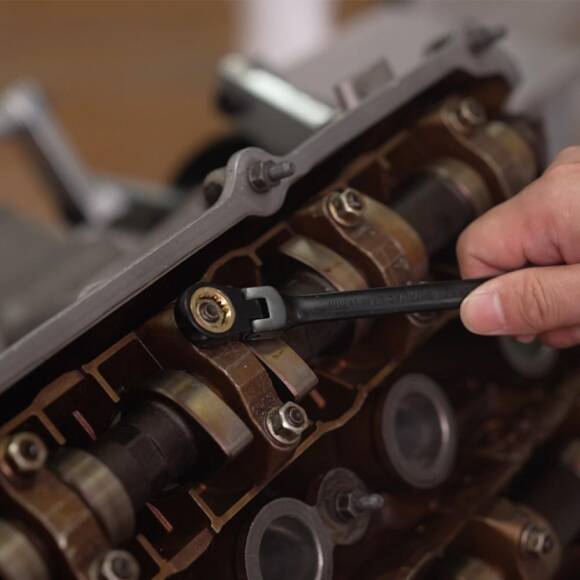 WORKPRO WP202603 8-17mm 8 Parça CR-V Profesyonel Mafsallı Cırcır Kombine Anahtar Takımı + Bez Taşıma Kılıfı - 7