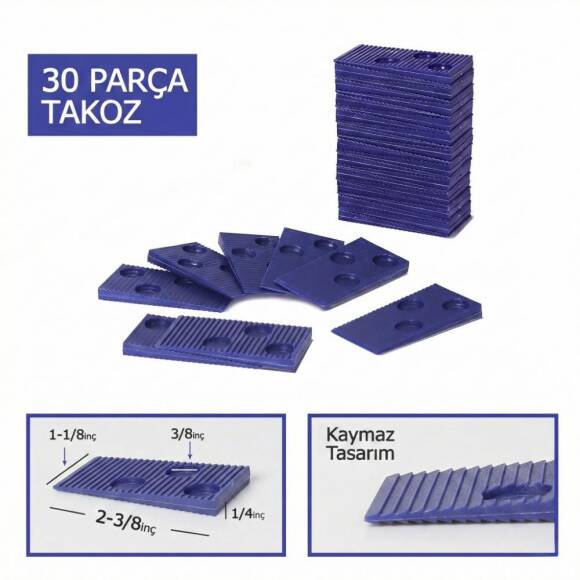 WORKPRO WP204302 33 Parça Laminant/Parke Ahşap Zemin Döşeme Montaj Seti - 2