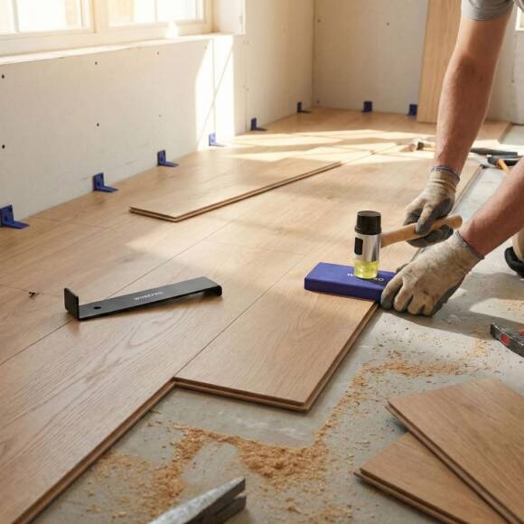 WORKPRO WP204302 33 Parça Laminant/Parke Ahşap Zemin Döşeme Montaj Seti - 5