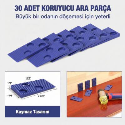 WORKPRO WP204302 33 Parça Laminant/Parke Ahşap Zemin Döşeme Montaj Seti - 8
