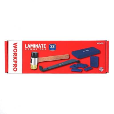 WORKPRO WP204302 33 Parça Laminant/Parke Ahşap Zemin Döşeme Montaj Seti - 10