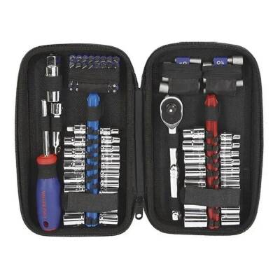 WORKPRO WP209006 84 Parça 3/8’’ 1/4’’ CR-V Metrik/İnç Profesyonel Lokma ve Bits Uç Takımı - 6