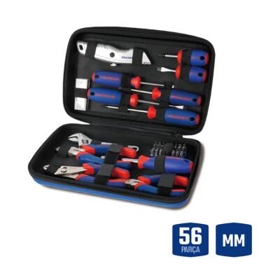 WORKPRO WP209008 56 Parça Profesyonel Tamir/Bakım Alet Seti - Workpro