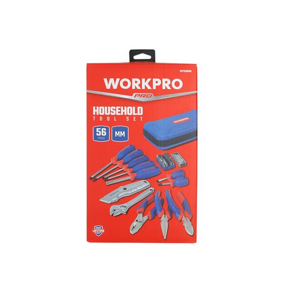 WORKPRO WP209008 56 Parça Profesyonel Tamir/Bakım Alet Seti - 4