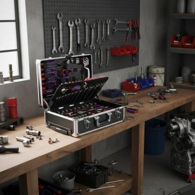 WORKPRO WP209089 145 Parça CR-V Profesyonel El Aleti Tamir Seti Tamir Bakım Çantası - 7