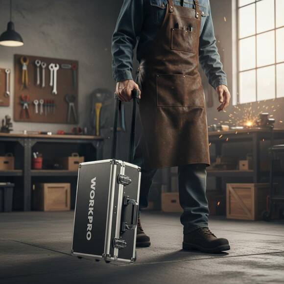 WORKPRO WP209089 145 Parça CR-V Profesyonel El Aleti Tamir Seti Tamir Bakım Çantası - 10