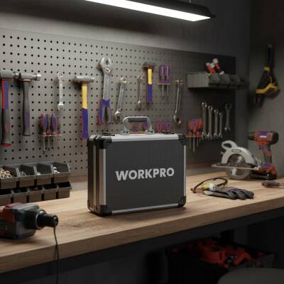 WORKPRO WP209100 297 Parça CR-V Profesyonel El Aleti Tamir Seti Tamir Bakım Çantası - 5