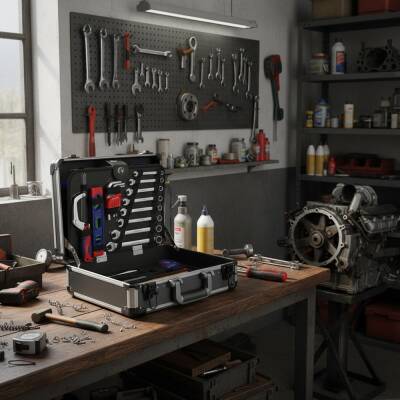 WORKPRO WP209100 297 Parça CR-V Profesyonel El Aleti Tamir Seti Tamir Bakım Çantası - 6