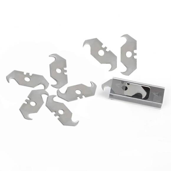 WORKPRO WP213023 10 Lu Kanca Tipi Çengelli Rötuş Maket Bıçağı Yedeği - 2