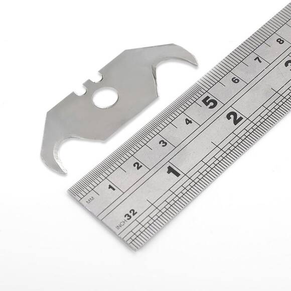 WORKPRO WP213023 10 Lu Kanca Tipi Çengelli Rötuş Maket Bıçağı Yedeği - 5
