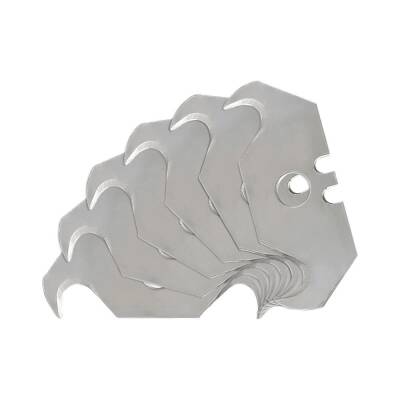WORKPRO WP213023 10 Lu Kanca Tipi Çengelli Rötuş Maket Bıçağı Yedeği - 6