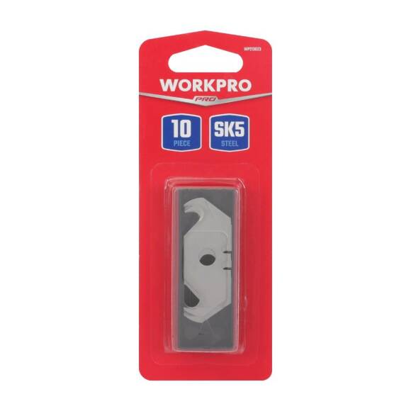WORKPRO WP213023 10 Lu Kanca Tipi Çengelli Rötuş Maket Bıçağı Yedeği - 8