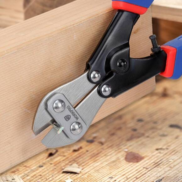 WORKPRO WP216001 200mm Profesyonel Tel Kesme Makası - 7