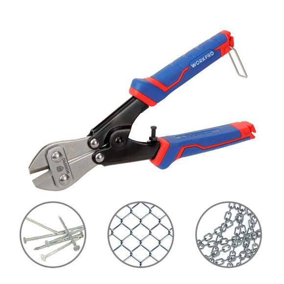 WORKPRO WP216001 200mm Profesyonel Tel Kesme Makası - 8