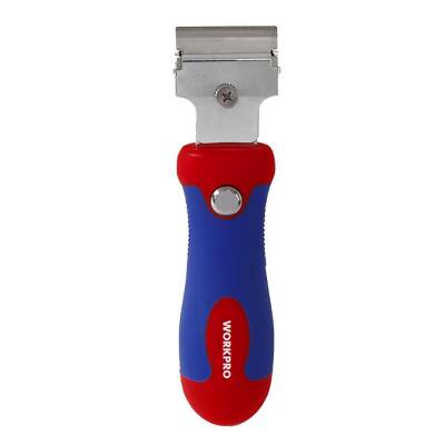 WORKPRO WP219004 40mm Geri Çekilebilir Profesyonel Kazıyıcı + 4 Parça Kazıma Bıçak Seti - 7