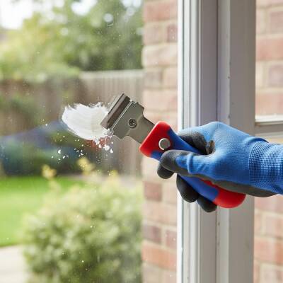 WORKPRO WP219004 40mm Geri Çekilebilir Profesyonel Kazıyıcı + 4 Parça Kazıma Bıçak Seti - 4