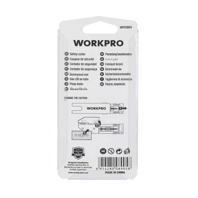 WORKPRO WP219011 100x25x6mm Geri Çekilebilir Koli Açma Bıçağı - 9