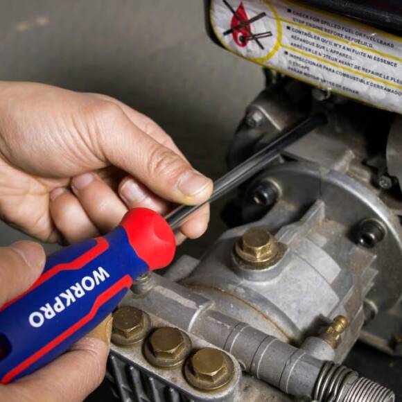 WORKPRO WP221013 3x75mm CR-V Profesyonel Düz Tornavida - 5