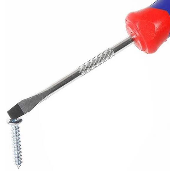 WORKPRO WP221016 5.5x100mm CR-V Manyetik Profesyonel Düz Tornavida - 3