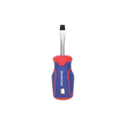 WORKPRO WP221024 6.5x38mm CR-V Manyetik Profesyonel Düz Topaç Tornavida - 2