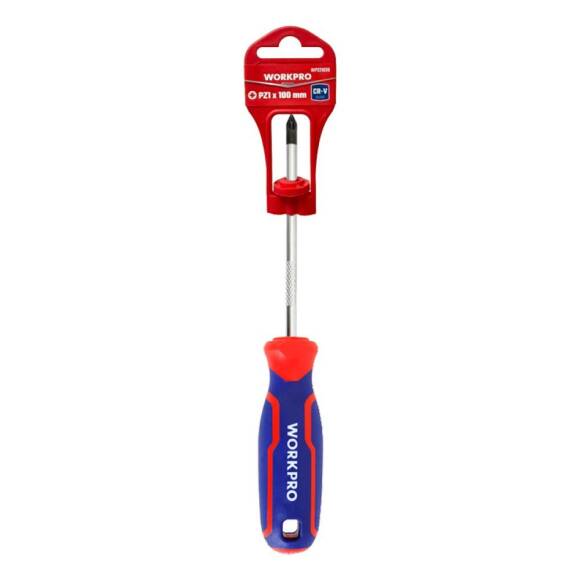 WORKPRO WP221036 PZ1x100mm CR-V Manyetik Profesyonel Yıldız Tornavida - 10