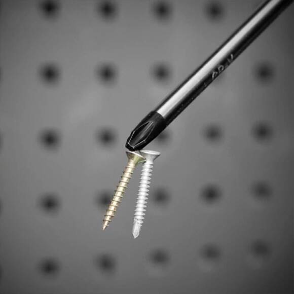 WORKPRO WP221037 PZ2x100mm CR-V Manyetik Profesyonel Yıldız Tornavida - 6