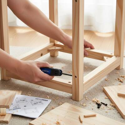 WORKPRO WP222028 8 Parça CR-V Metrik Çakı Tipi Profesyonel Allen Anahtar Takımı - 5