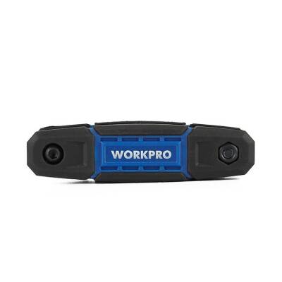 WORKPRO WP222028 8 Parça CR-V Metrik Çakı Tipi Profesyonel Allen Anahtar Takımı - 10