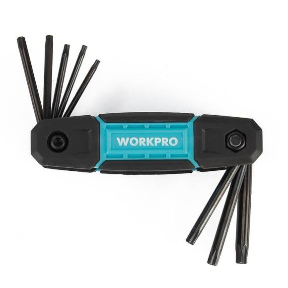 WORKPRO WP222030 8 Parça CR-V Çakı Tipi Torx Profesyonel Allen Anahtar Takımı - 2