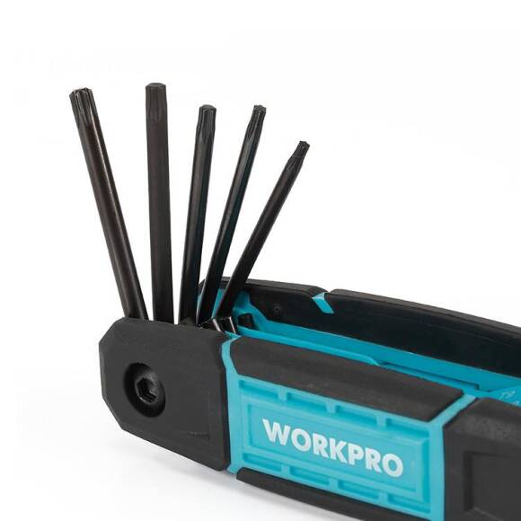WORKPRO WP222030 8 Parça CR-V Çakı Tipi Torx Profesyonel Allen Anahtar Takımı - 3