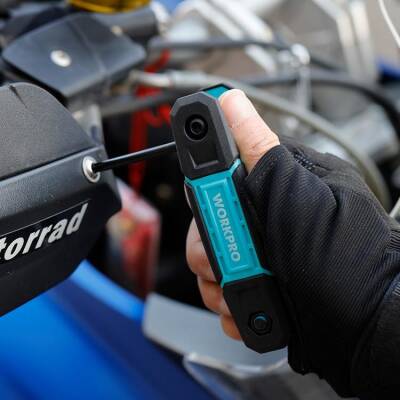 WORKPRO WP222030 8 Parça CR-V Çakı Tipi Torx Profesyonel Allen Anahtar Takımı - 5