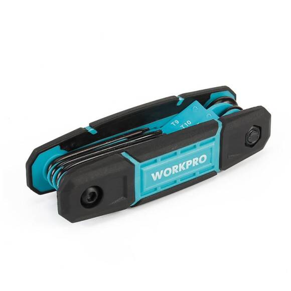 WORKPRO WP222030 8 Parça CR-V Çakı Tipi Torx Profesyonel Allen Anahtar Takımı - 9