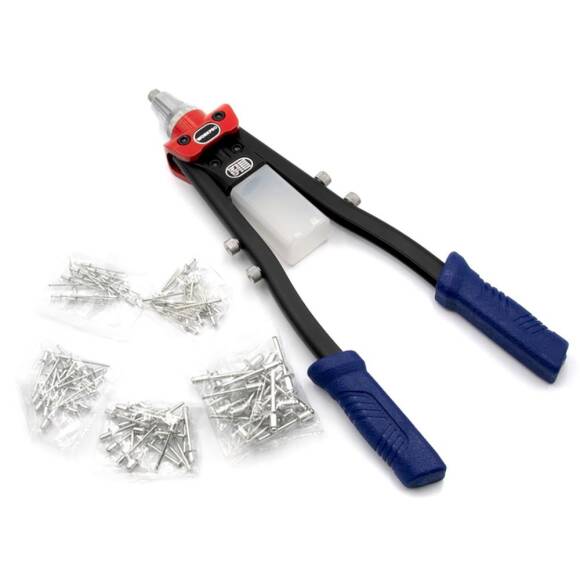 WORKPRO WP225001 5 IN 1 400mm Kollu Profesyonel Perçin Tabancası + 100 Adet Perçin - 3